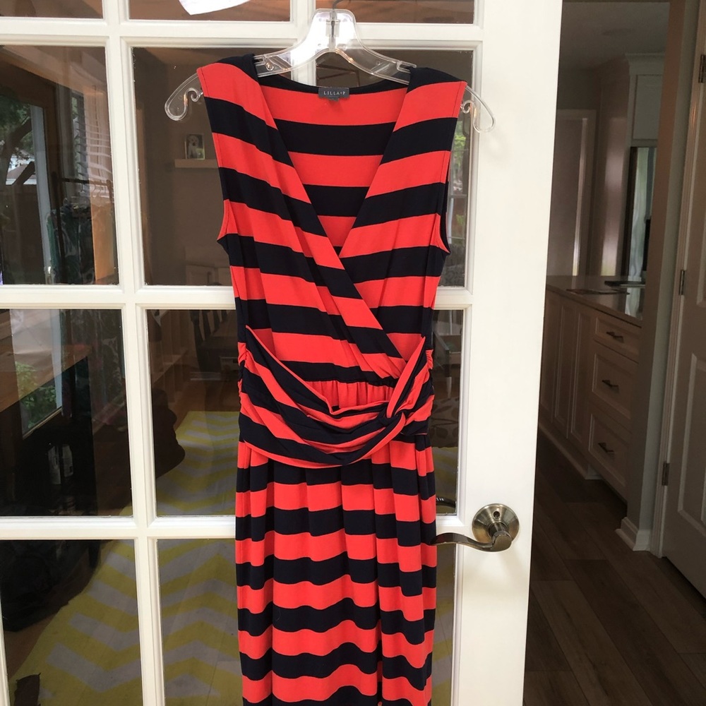 Lila P striped dress, size small